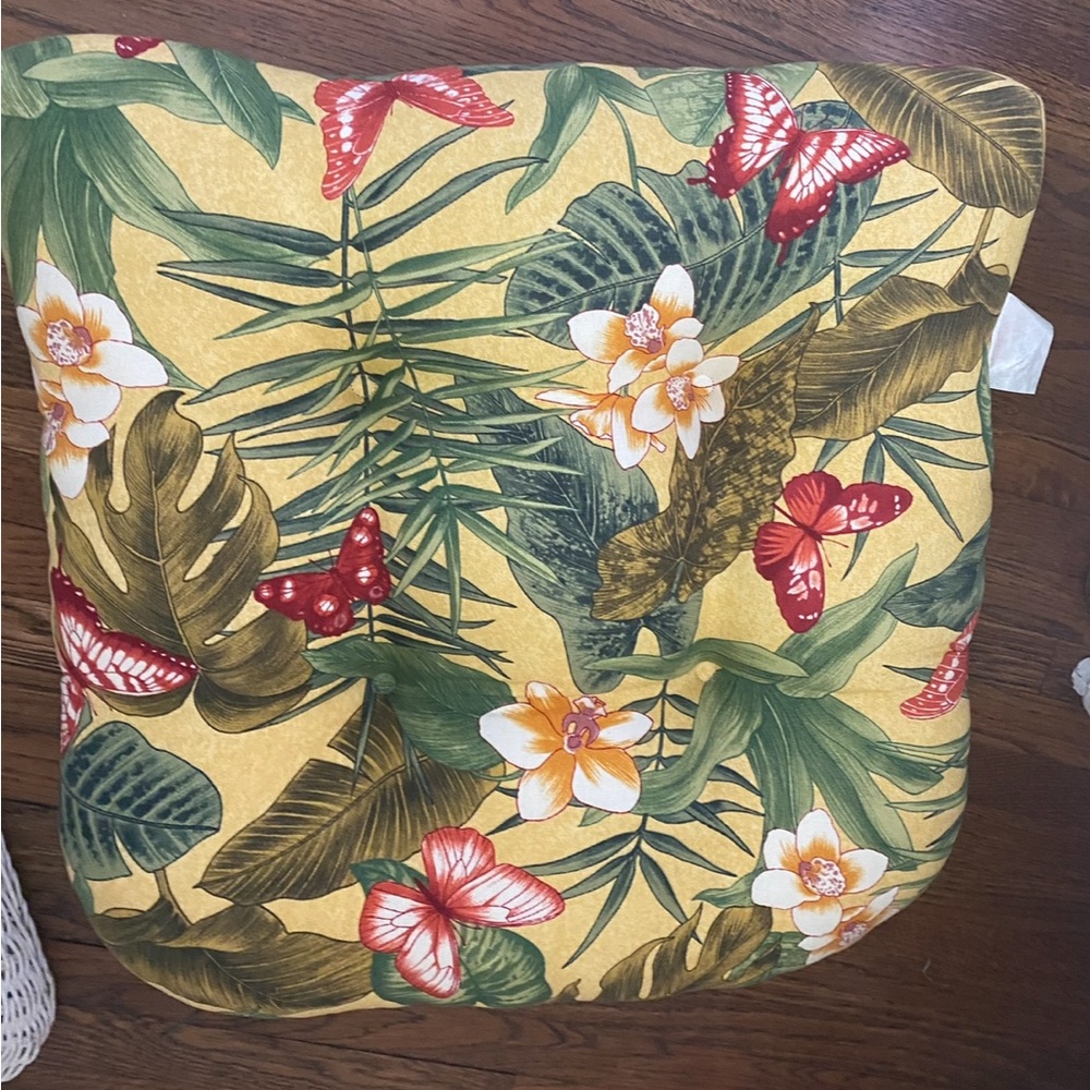 2 piece tropical cushion and pillow